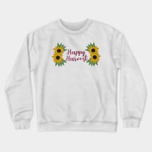 Happy Harvest Sunflower Crewneck Sweatshirt